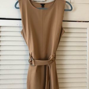 Ann Taylor Ponte Belted Tunic Size L NWOT